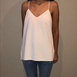 ZARA white sleeveless top